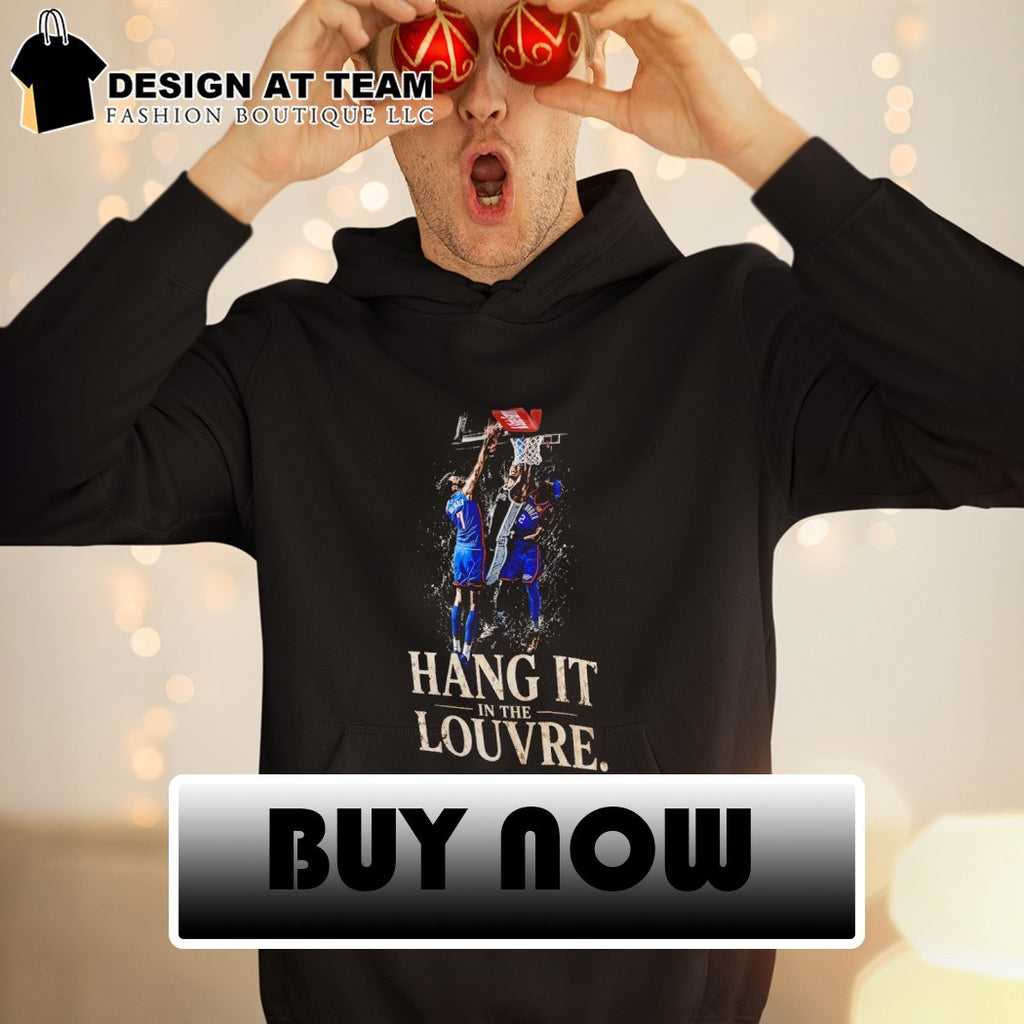 Victor Wembanyama Chet Holmgren Shai Gilgeous-Alexander hang it in the Louvre 2026 shirt