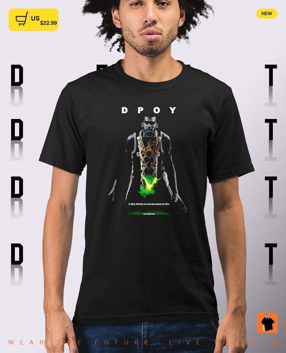 Victor Wembanyama Dpoy San Antonio Spurs in San Antonio no one can score on him shirt