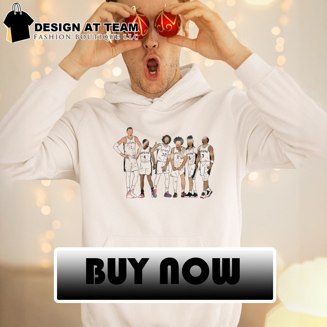 Victor Wembanyama Julian Champagnie Stephon Castle San Antonio Spurs Basketball cartoon NBA 2026 shirt