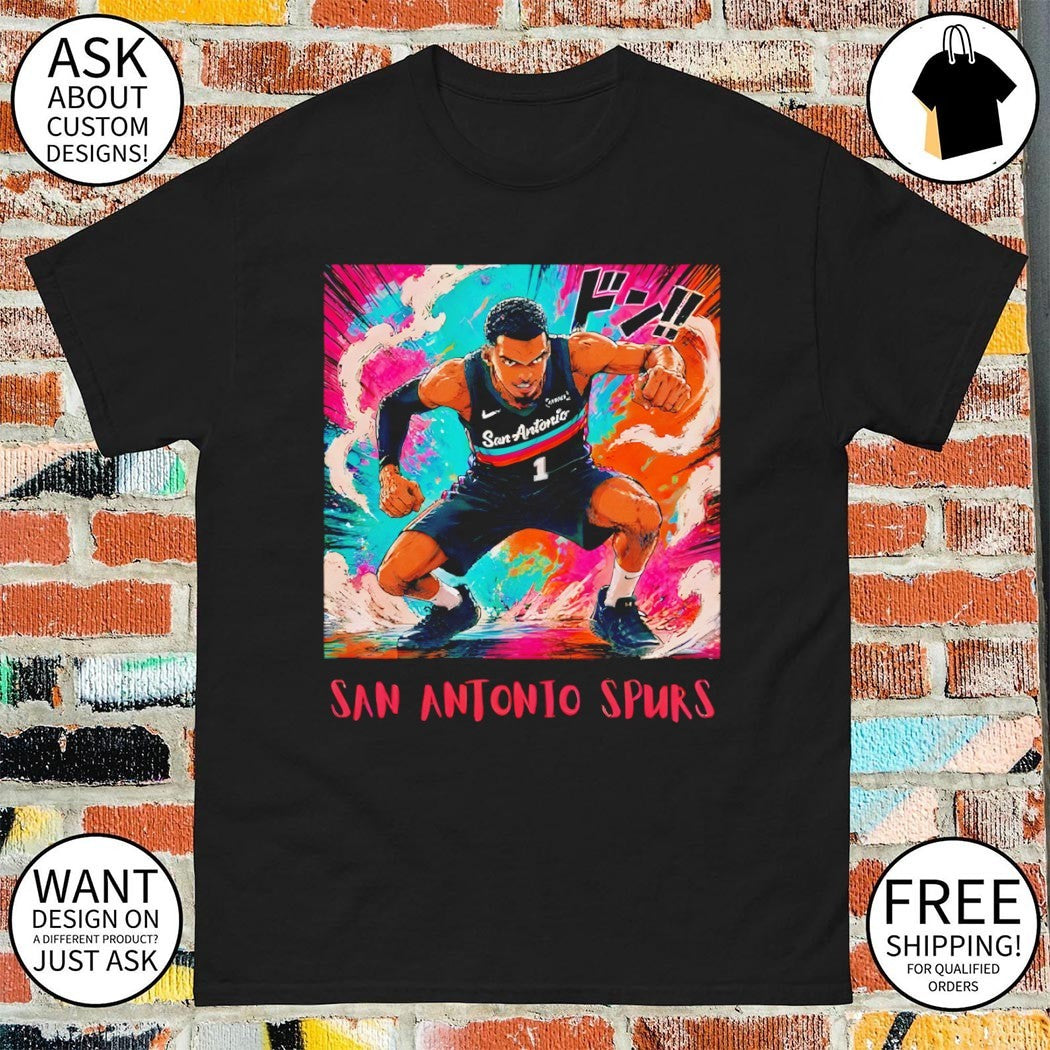 Victor Wembanyama San Antonio Spurs Basketball Anime shirt