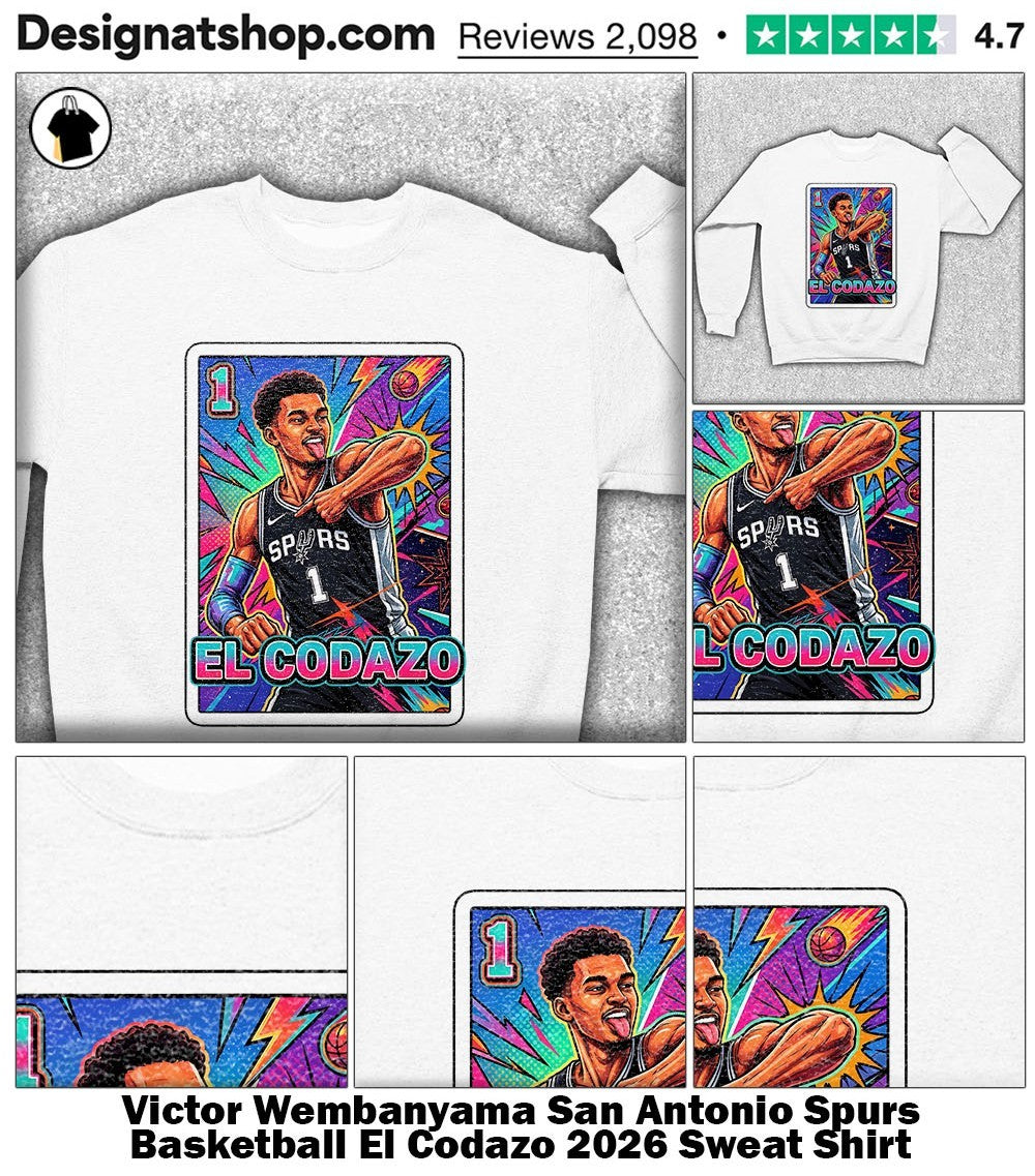 Victor Wembanyama San Antonio Spurs Basketball El Codazo 2026 shirt