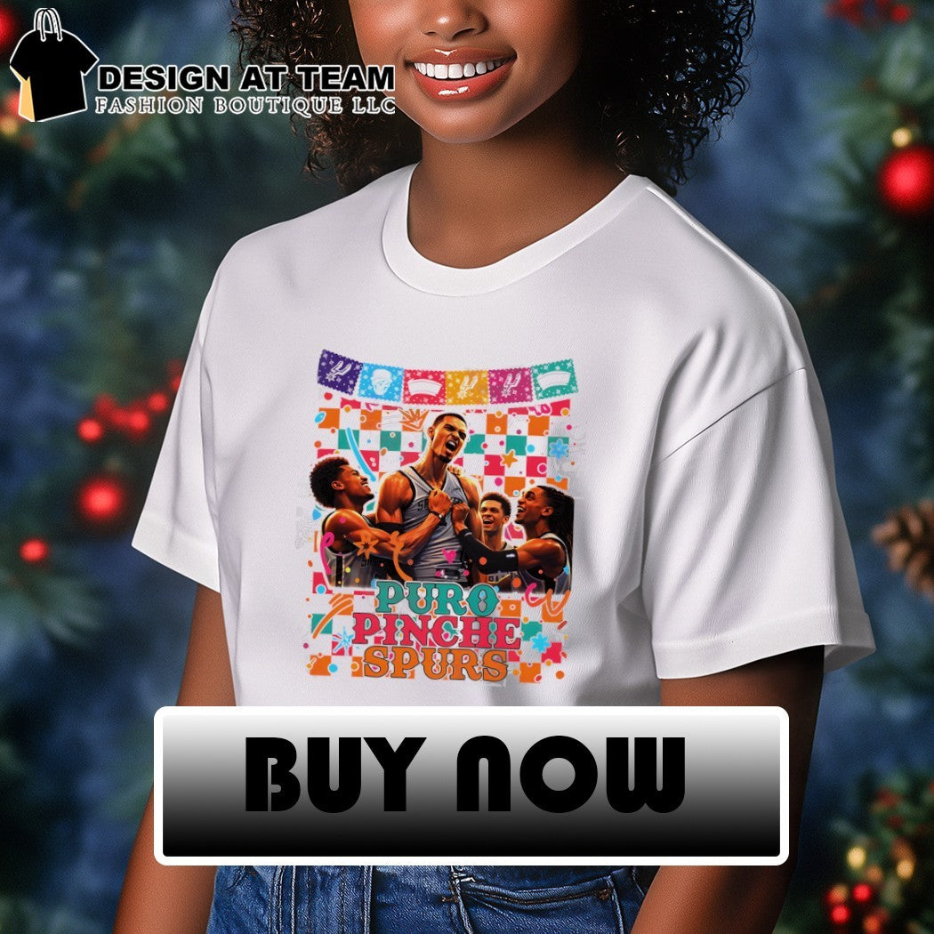 Victor Wembanyama San Antonio Spurs Basketball Puro Pinche Spurs Fiesta NBA shirt
