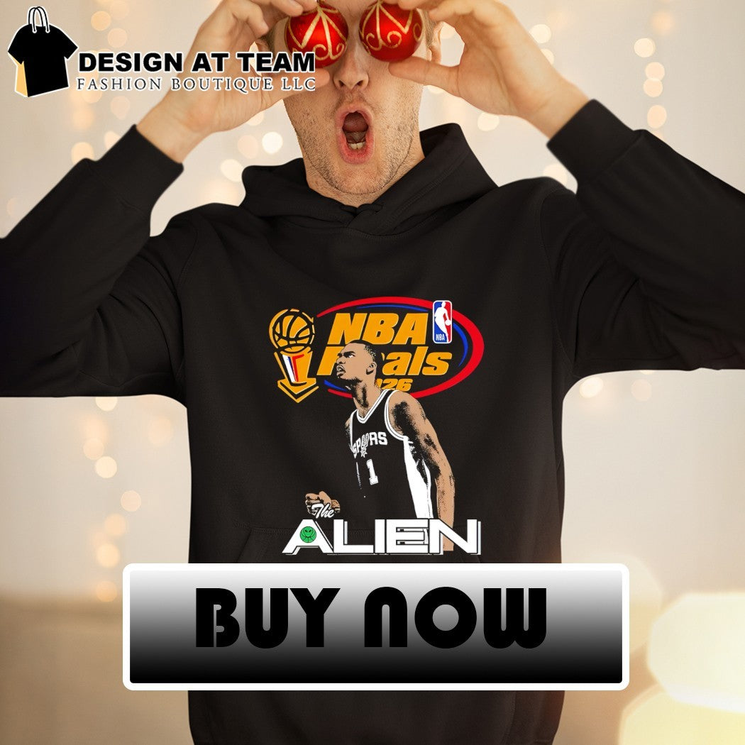 Victor Wembanyama San Antonio Spurs Basketball The Alien NBA Finals 2026 shirt