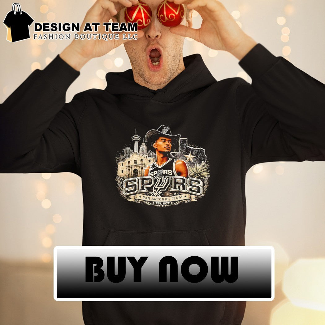 Victor Wembanyama San Antonio Spurs Cowboy Hat Alamo Texas Est 1972 shirt