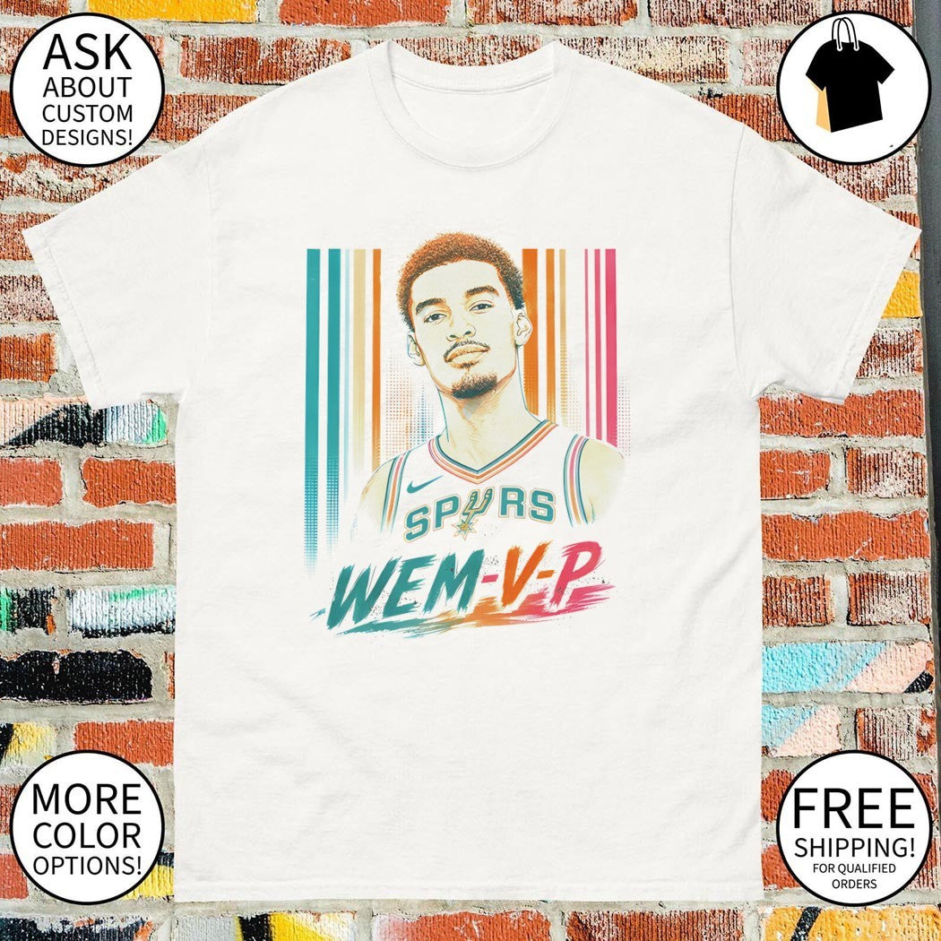 Victor Wembanyama San Antonio Spurs basketball fan apparel WEM-V-P shirt