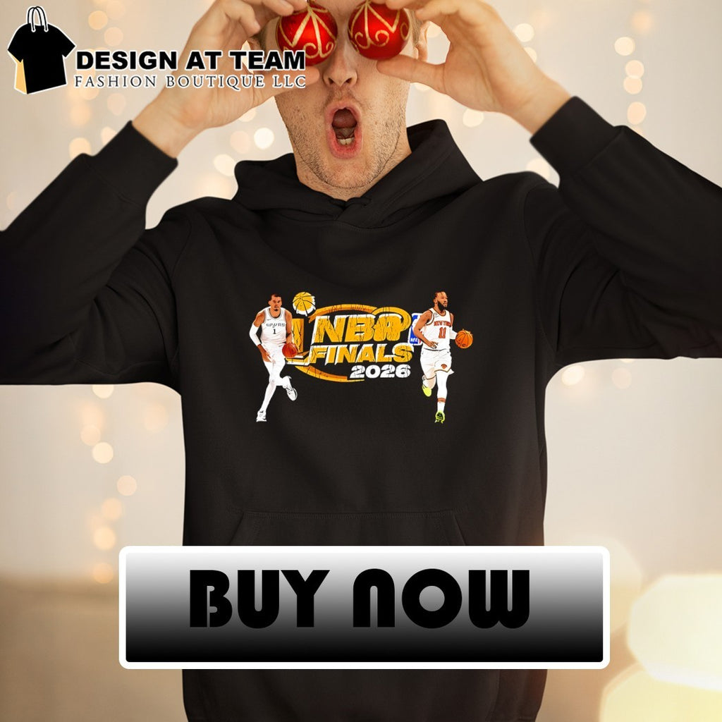 Victor Wembanyama Spurs vs Jalen Brunson Knicks Basketball NBA Finals 2026 vintage shirt