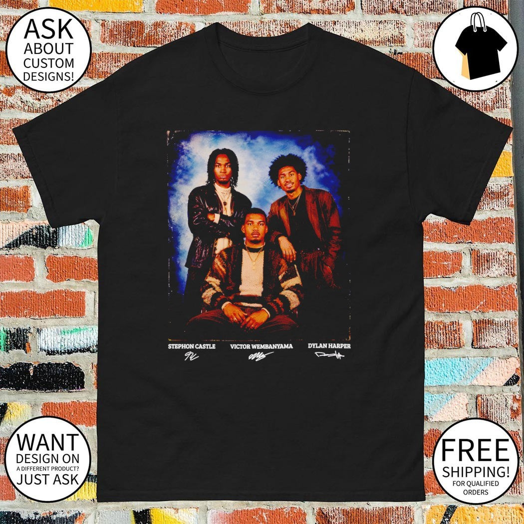 Victor Wembanyama Stephon Castle Dylan Harper Step Bros San Antonio Spurs Basketball vintage shirt