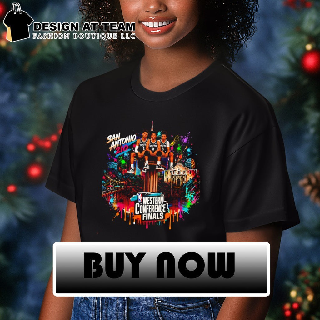 Victor Wembanyama Stephon Castle San Antonio Spurs Basketball Western Conference Finals 2026 shirt