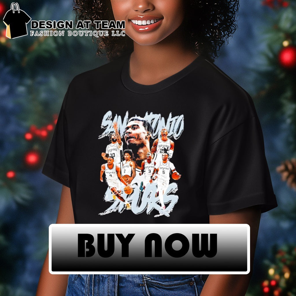 Victor Wembanyama Zach Collins Devin Vassell San Antonio Spurs Basketball NBA vintage shirt