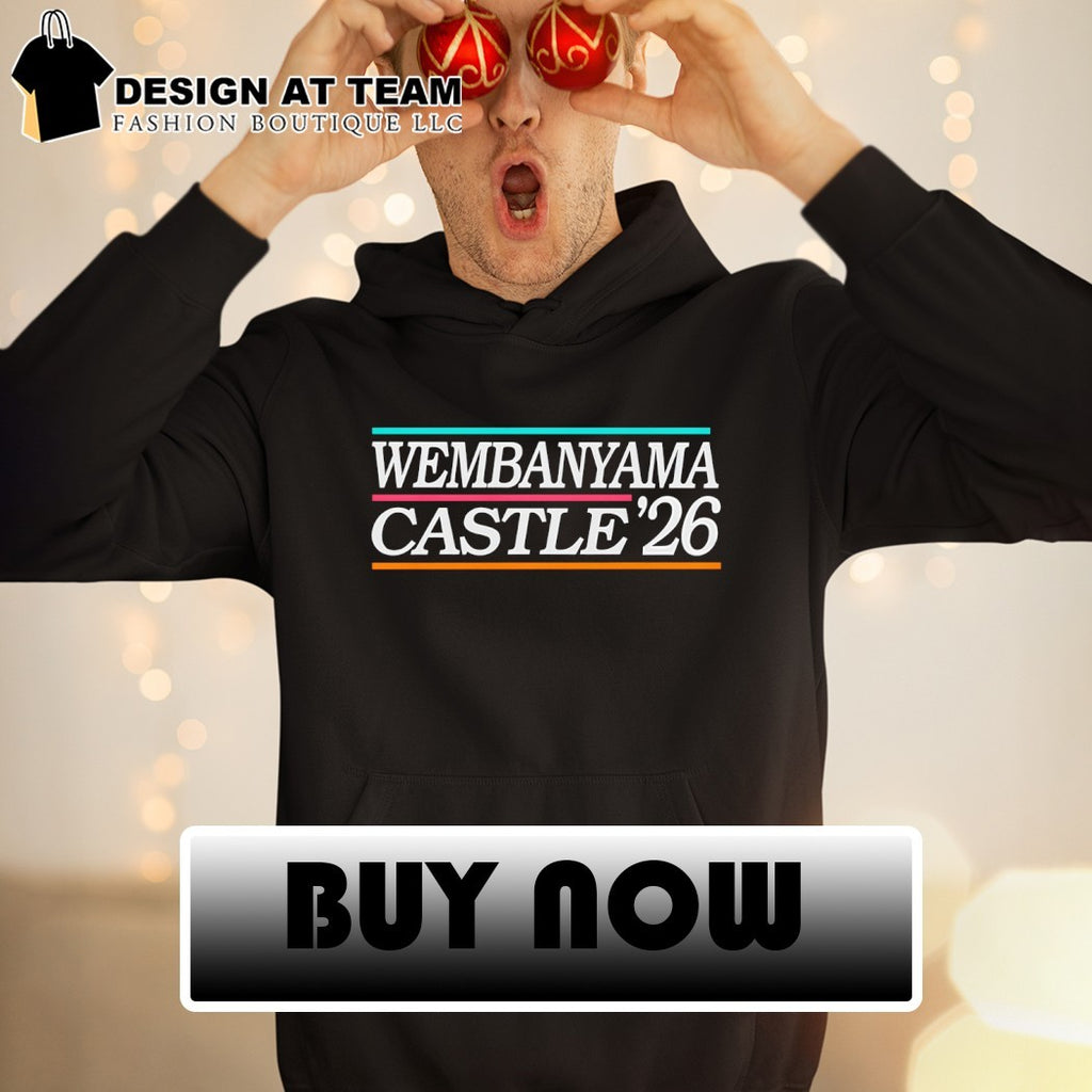 Victor Wembanyama and Stephon Castle San Antonio Spurs Basketball NBA 2026 shirt