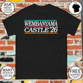 Victor Wembanyama and Stephon Castle San Antonio Spurs Basketball NBA 2026 shirt