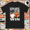 Victor Wembanyama and Stephon Castle Spurs Win Outkast Stankonia American flag shirt