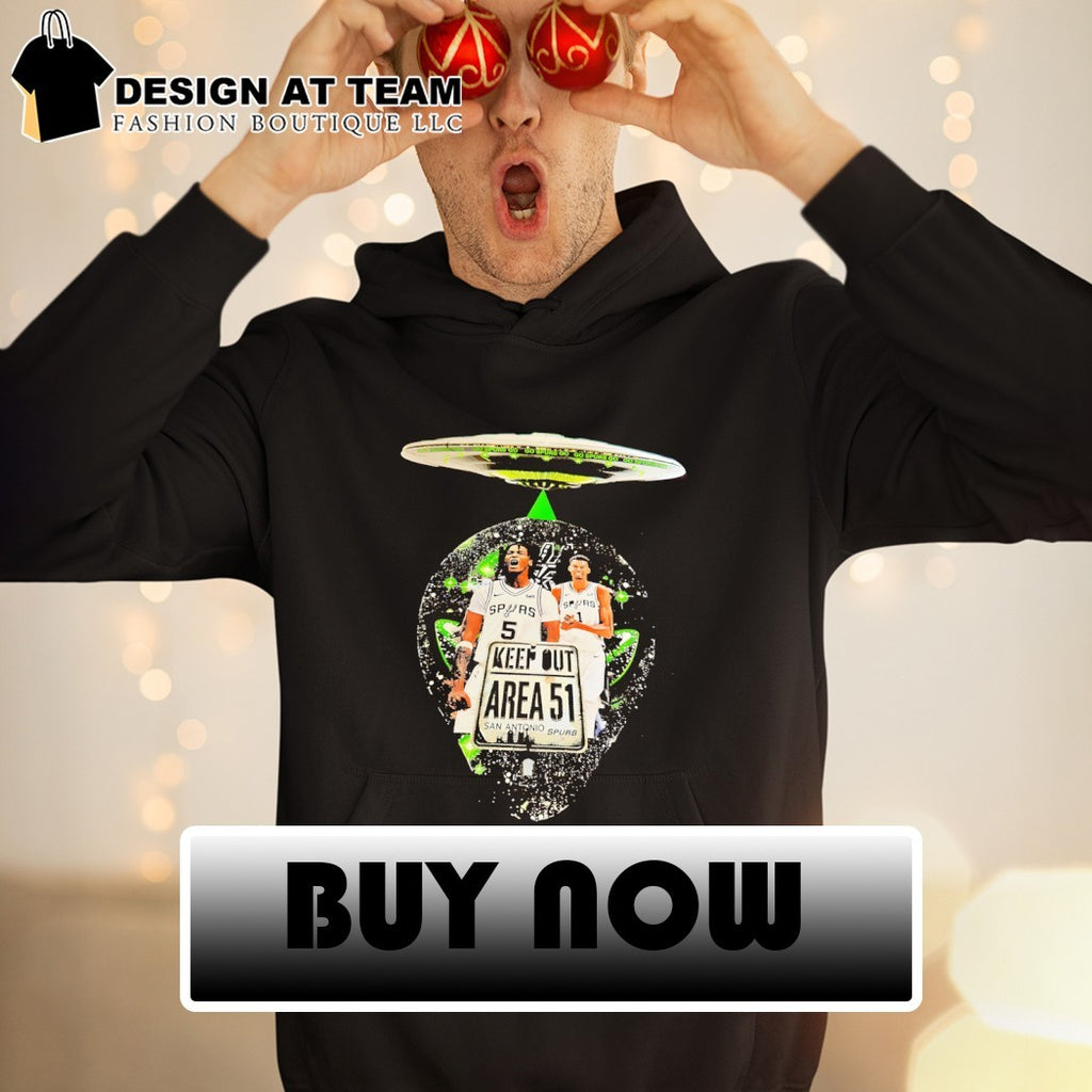 Victor Wembanyama and Stephon Castle UFO Keep Out Area 51 San Antonio Spurs Basketball 2026 shirt