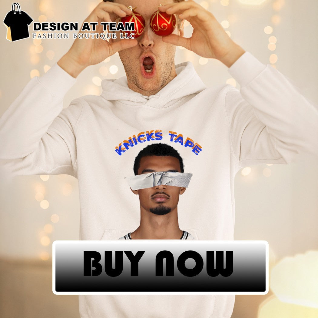 Victor Wembanyama basketball player headshot Knicks Tape duct tape shirt