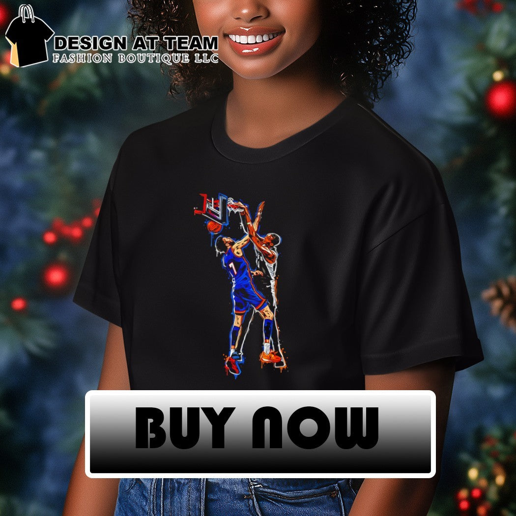 Victor Wembanyama dunk Chet Holmgren Basketball NBA Posterized By An Alien graffiti shirt