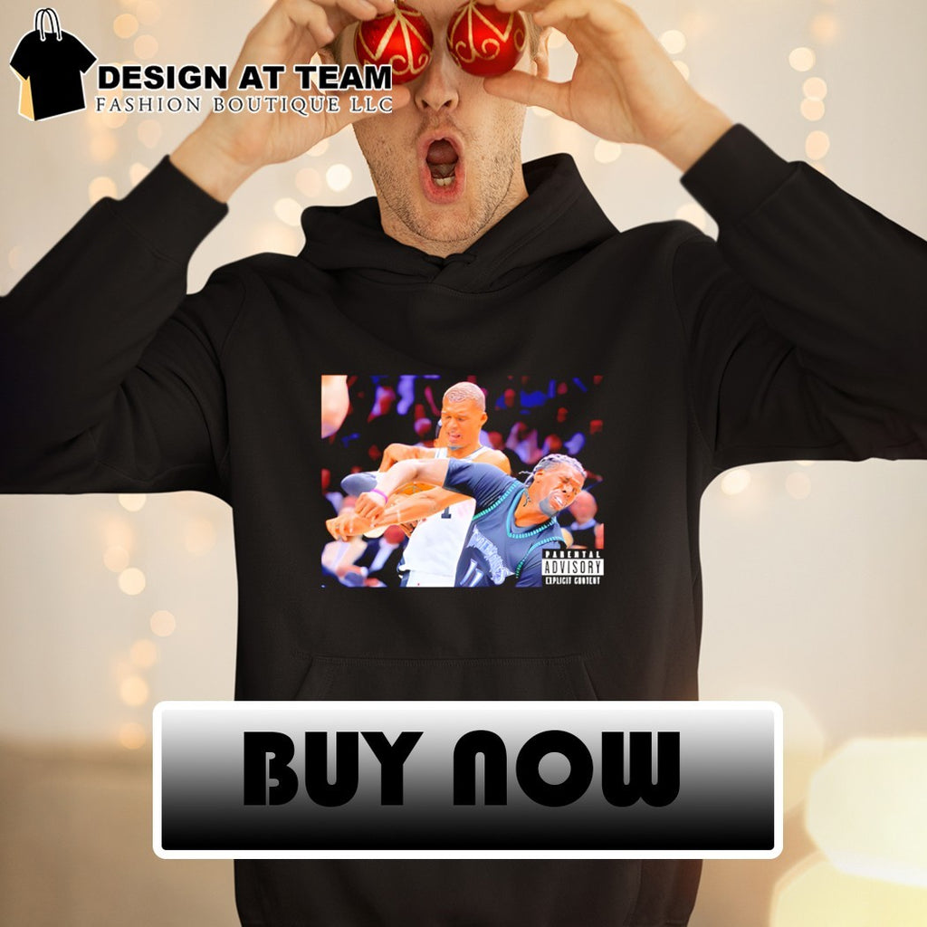 Victor-Wembanyama elbow on Naz-Reid San Antonio Spurs and Minnesota Timberwolves NBA Playoffs 2026 shirt