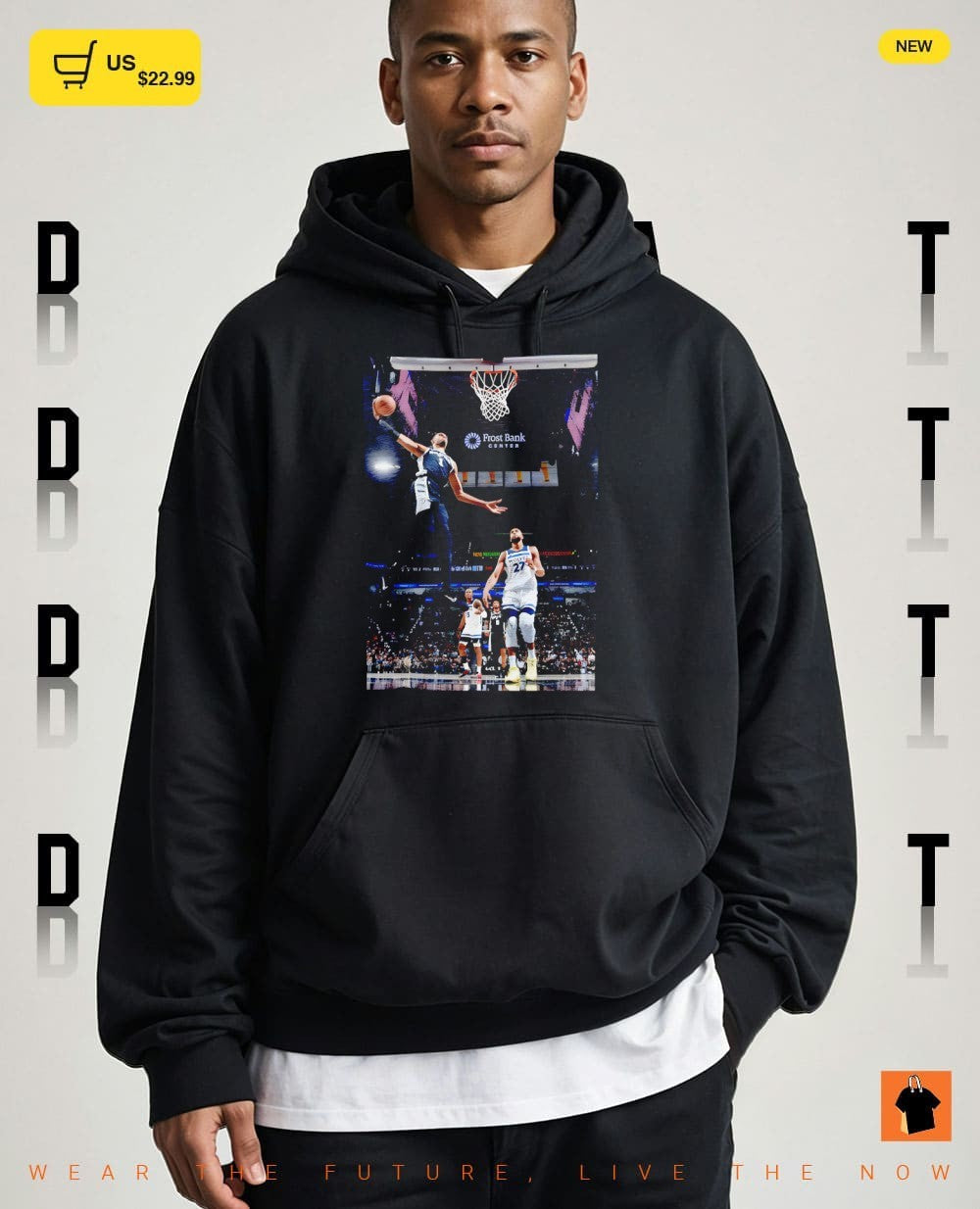 Victor Wembanyama vs Anthony Edwards San Antonio Spurs NBA Basketball 2026 shirt