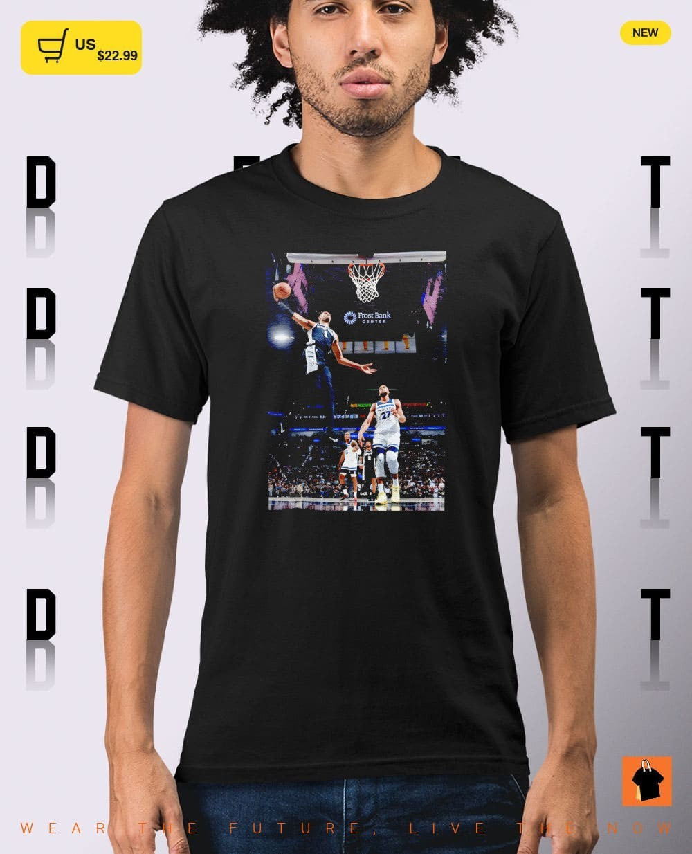 Victor Wembanyama vs Anthony Edwards San Antonio Spurs NBA Basketball 2026 shirt