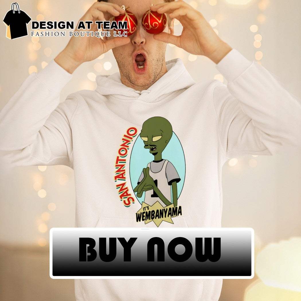 Victor Wembanyama x Alien Futurama San Antonio Spurs Basketball it’s Wembanyama cartoon shirt