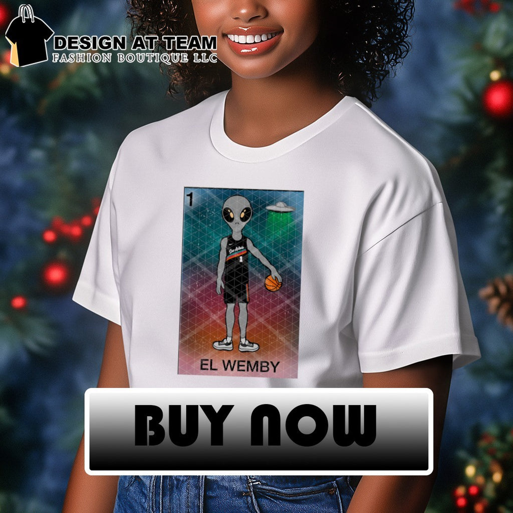Victor Wembanyama x Alien UFO El Wemby San Antonio Spurs Basketball 2026 shirt