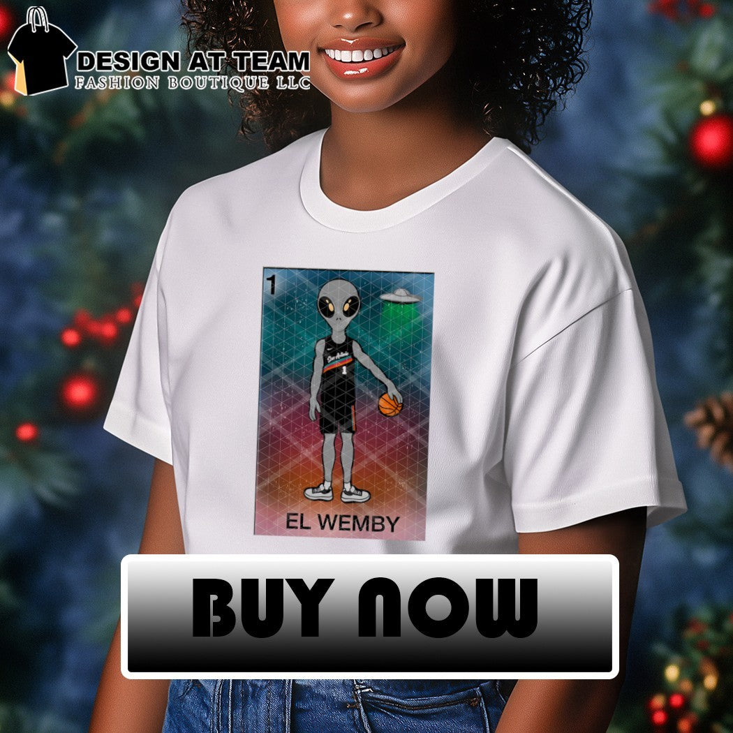 Victor Wembanyama x Alien UFO El Wemby San Antonio Spurs Basketball 2026 shirt