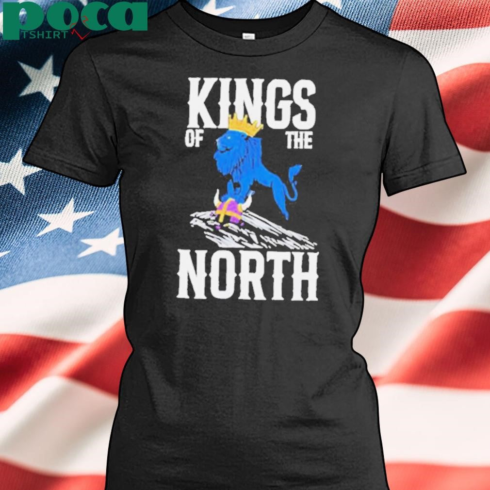 Viking Victory Kings of the North Detroit Lion Shirt