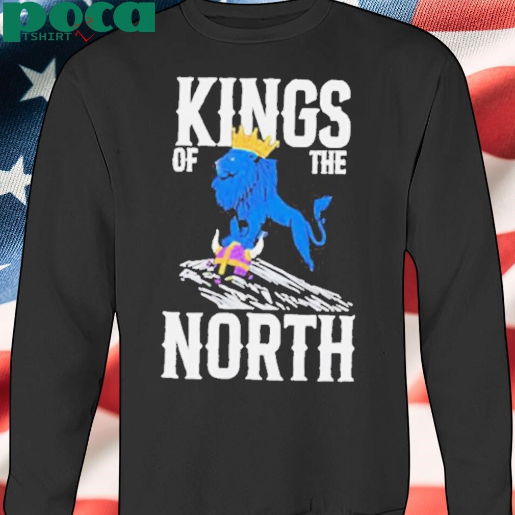 Viking Victory Kings of the North Detroit Lion Shirt