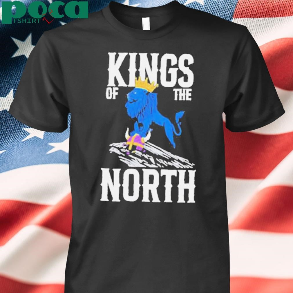 Viking Victory Kings of the North Detroit Lion Shirt