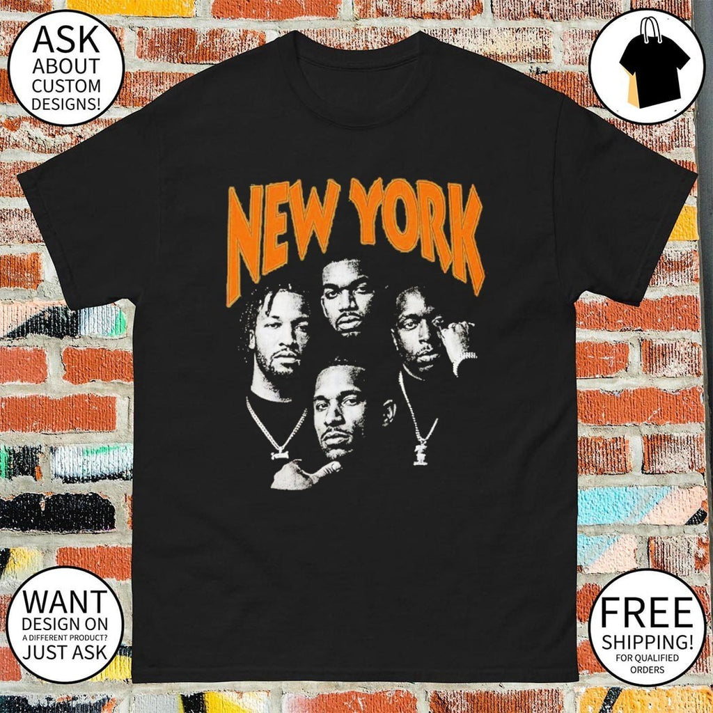 Vintage New York Death Row Brunson Anunoby Hart Towns Robinson Basketball shirt