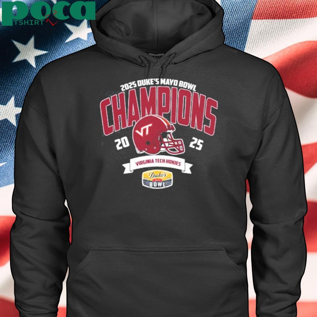 Virginia Tech Hokies Football Champions 2025 Duke’s Mayo Bowl NCAA College Football Shirt