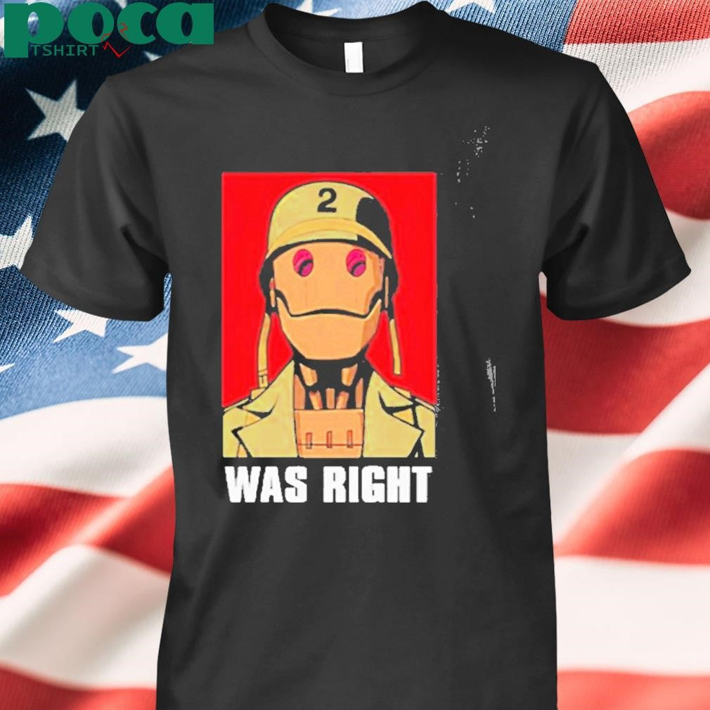 War Never Changes Onision Dotcom Gi Robot Was Right T Shirt