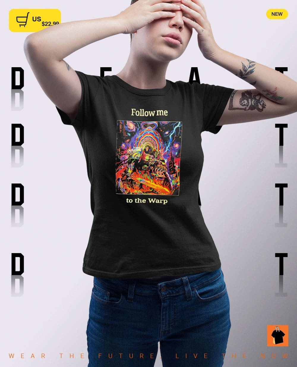 Warhammer 40 000 follow me to the Warp shirt