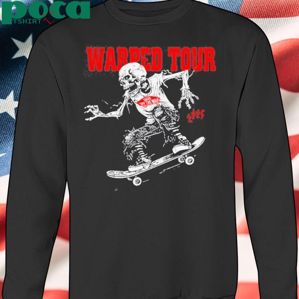 Warped Tour 30 Years Skate Skull 2025 Shirt
