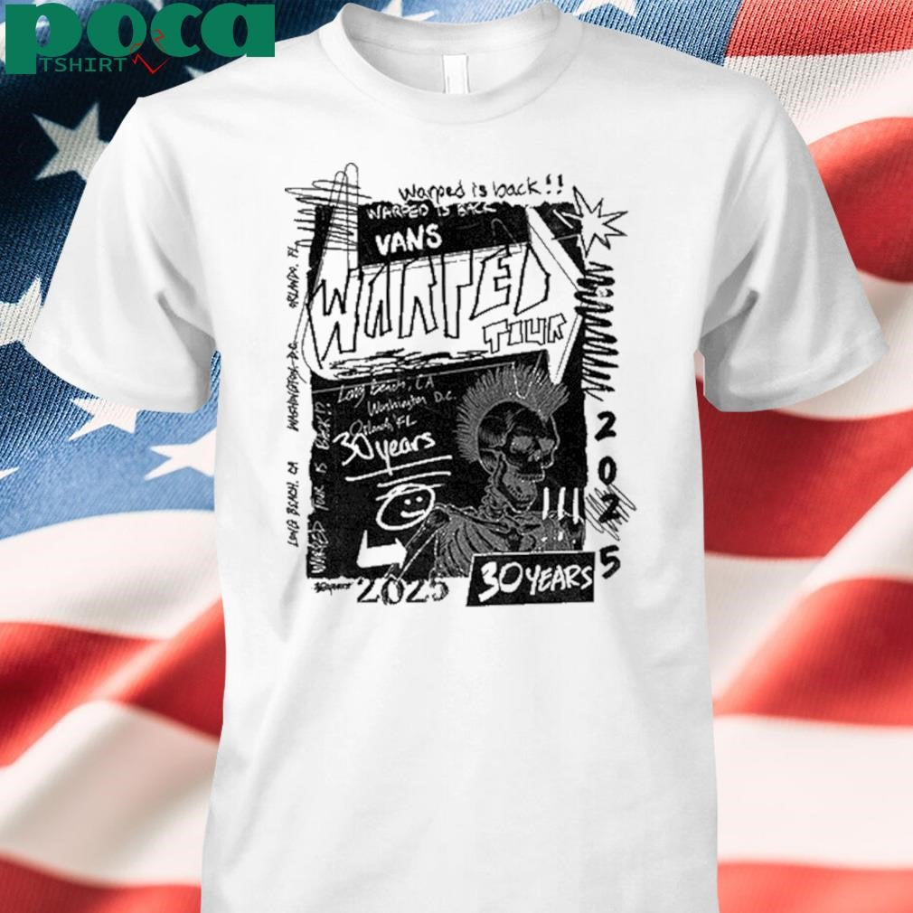 Warped Tour 30 Years Warped Is Back New Shirt