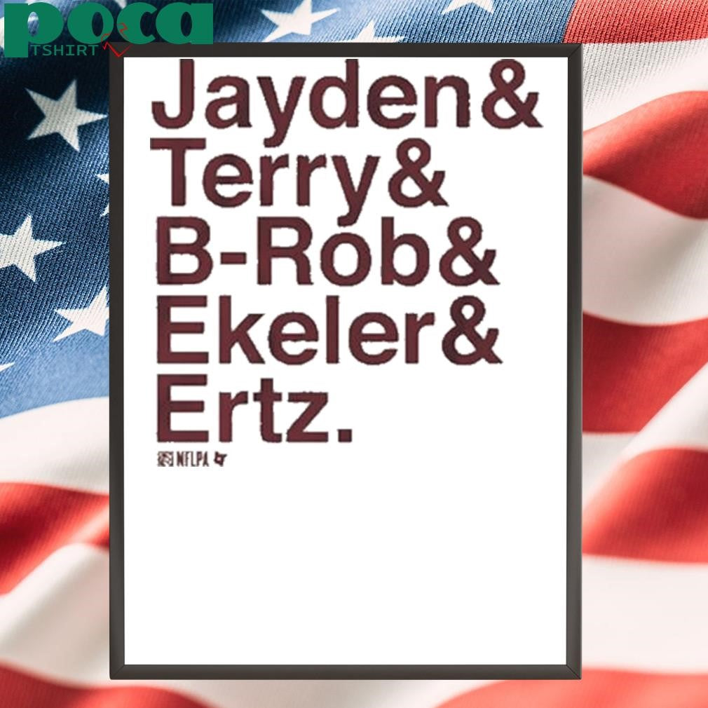 Washington Ampersand Stars Jayden & Terry & B-Rob & Ekeler & Ertz Shirt