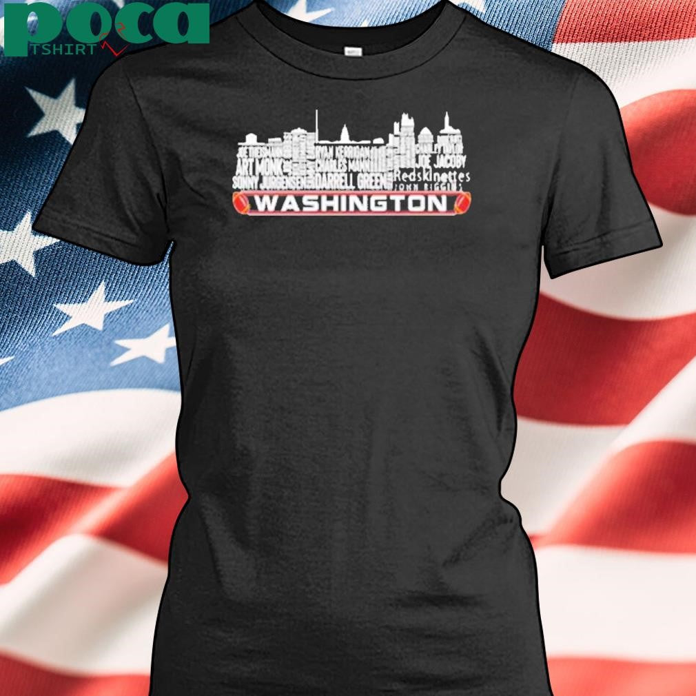 Washington Commanders football Skyline City name Shirt