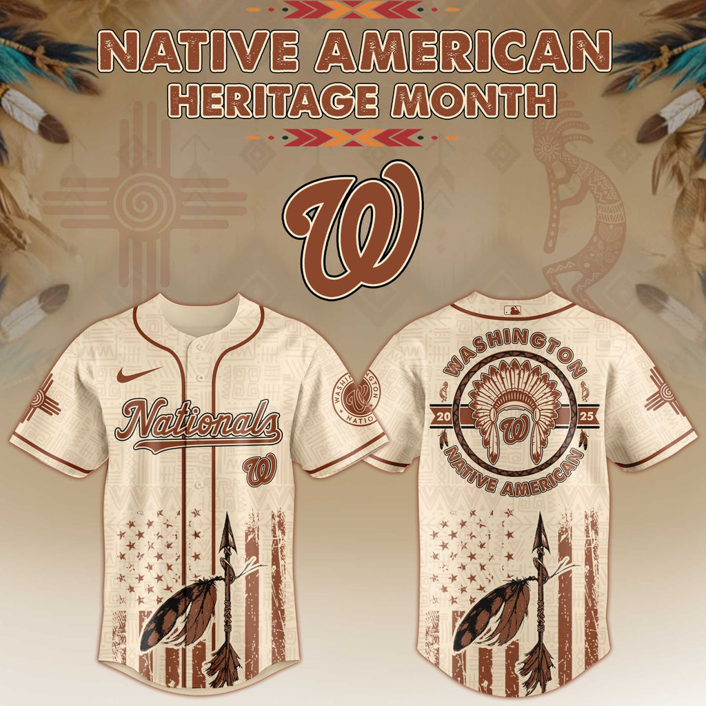 Washington Nationals Native American Heritage Month Jersey 2025