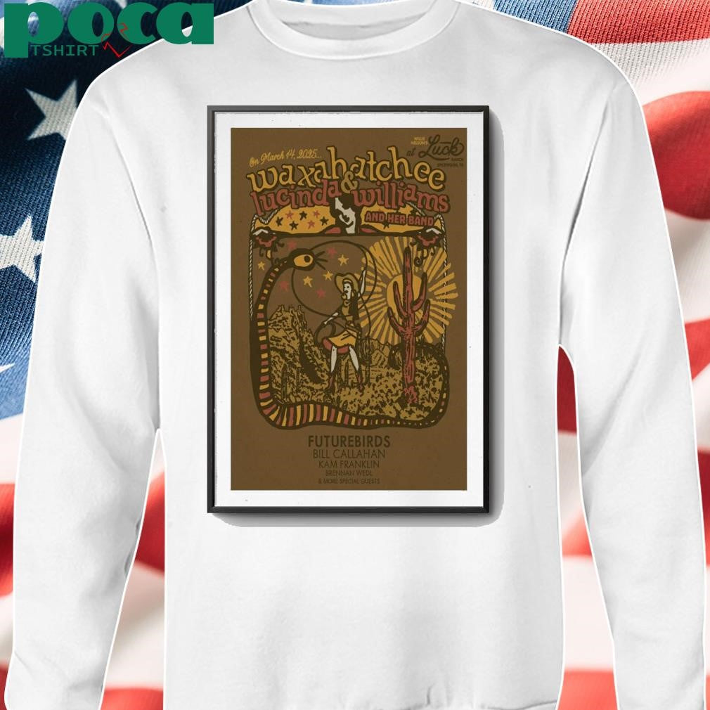 Waxahatchee Spicewood, TX Luck Ranch March 14 2025 Poster Artwork shirt