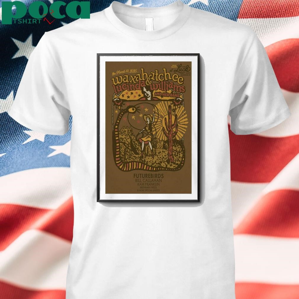 Waxahatchee Spicewood, TX March 14 2025 Luck Ranch Poster Print shirt