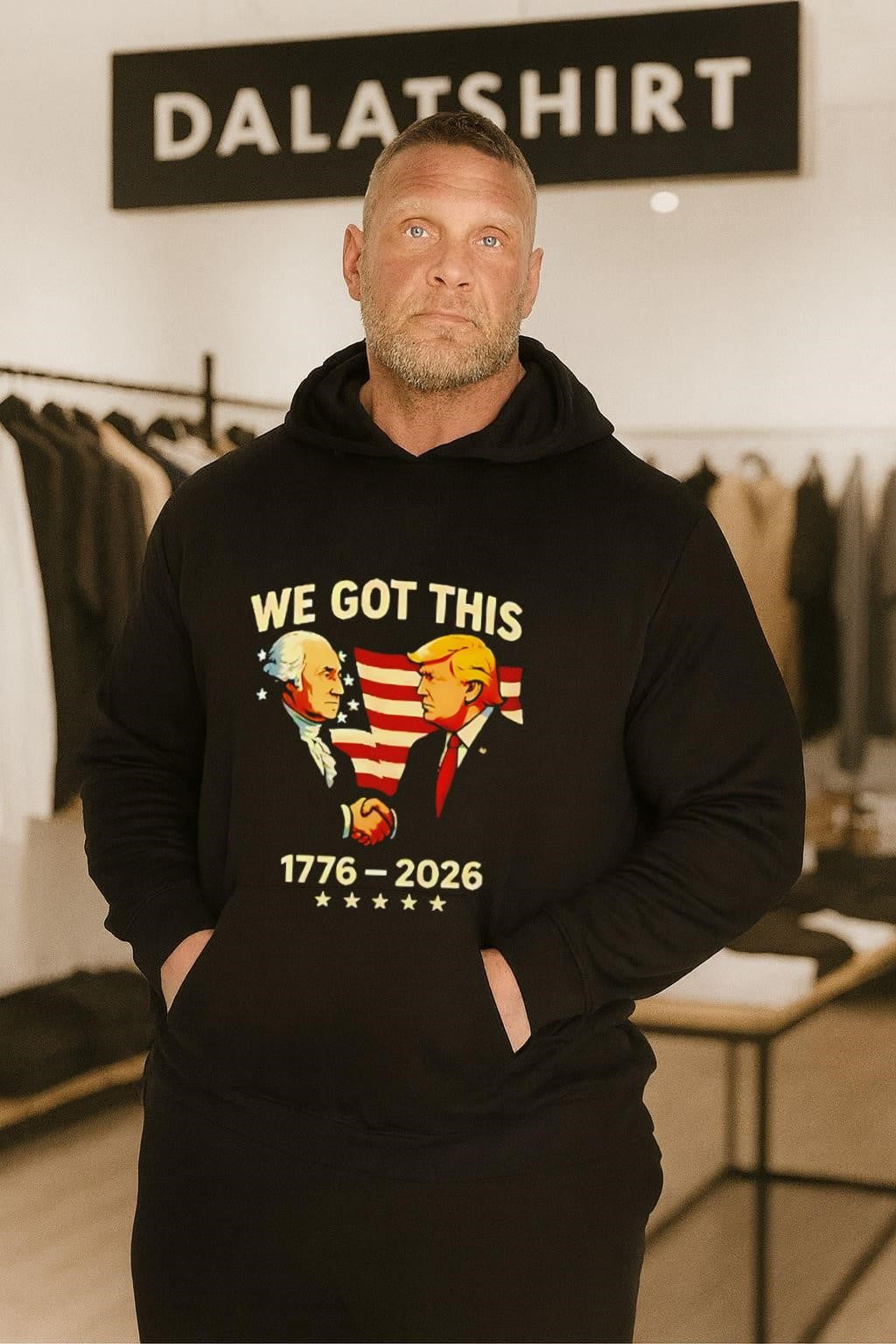 We Got This George Washington Donald Trump Handshake 1776-2026 shirt