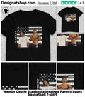 Wemby Castle Stankonia Inspired Parody Spurs basketball shirt