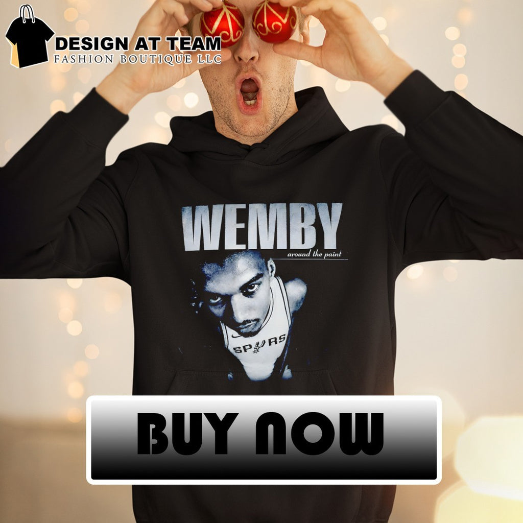 Wemby around the point Victor Wembanyama San Antonio Spurs Basketball NBA 2026 shirt