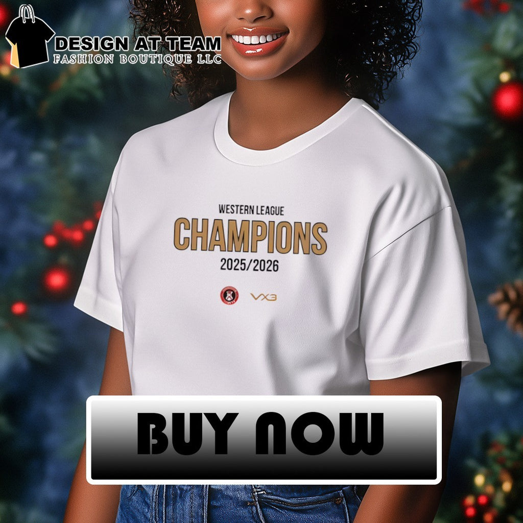 Western League Champions 2025 2026 VX3 shirt