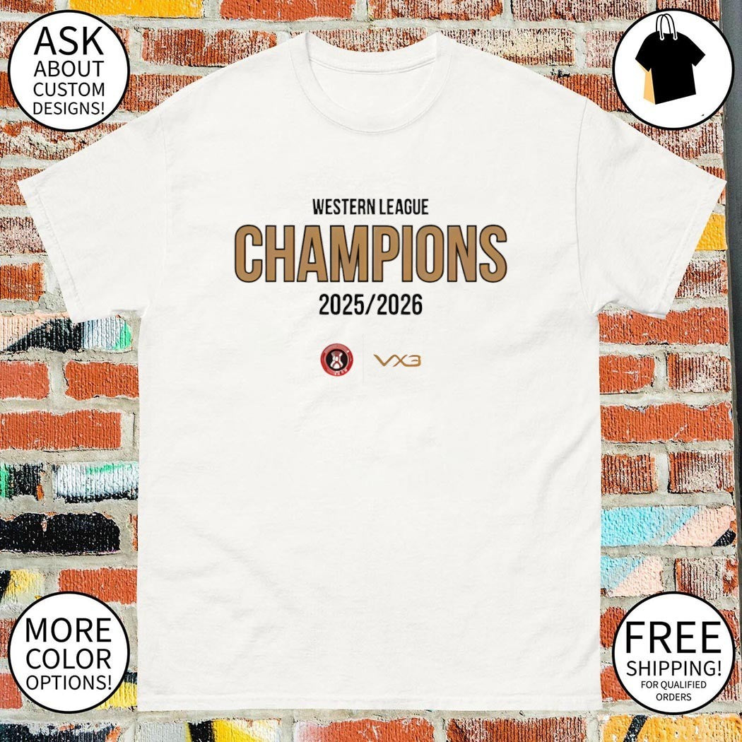 Western League Champions 2025 2026 VX3 shirt