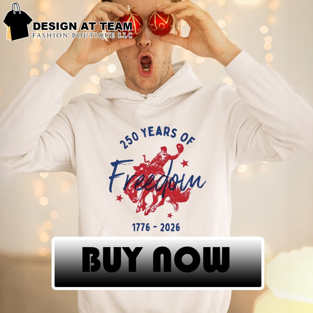 Western Trendy 250 Years Freedom Fourth Of July America Graphic shirt