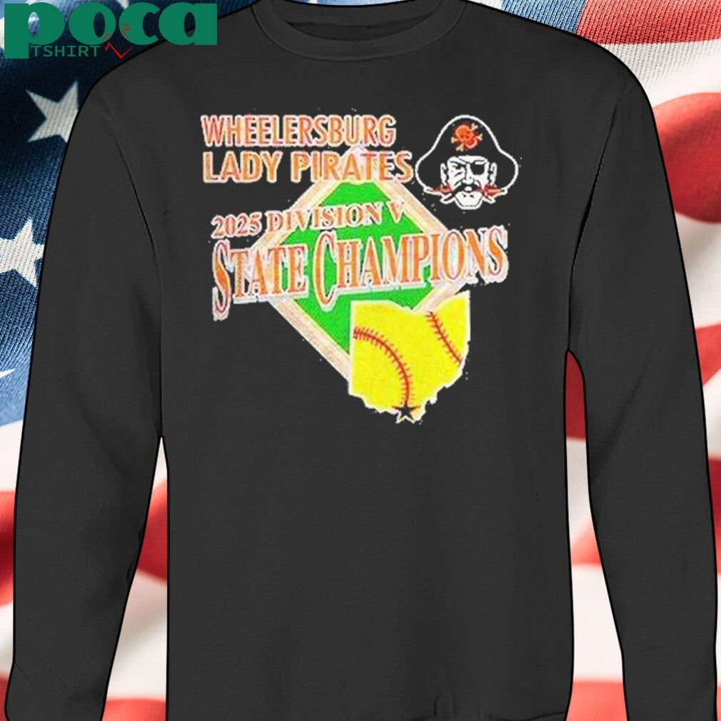 Wheelersburg Softball 2025 Division 5 State Champions Shirt