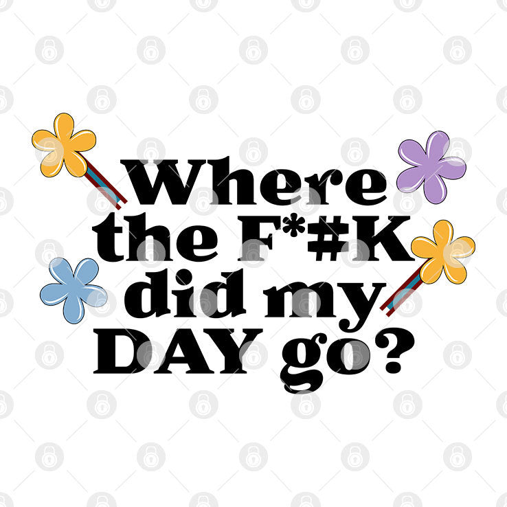 Where The Fuck Did My Day Go Funny ADHD Mug
