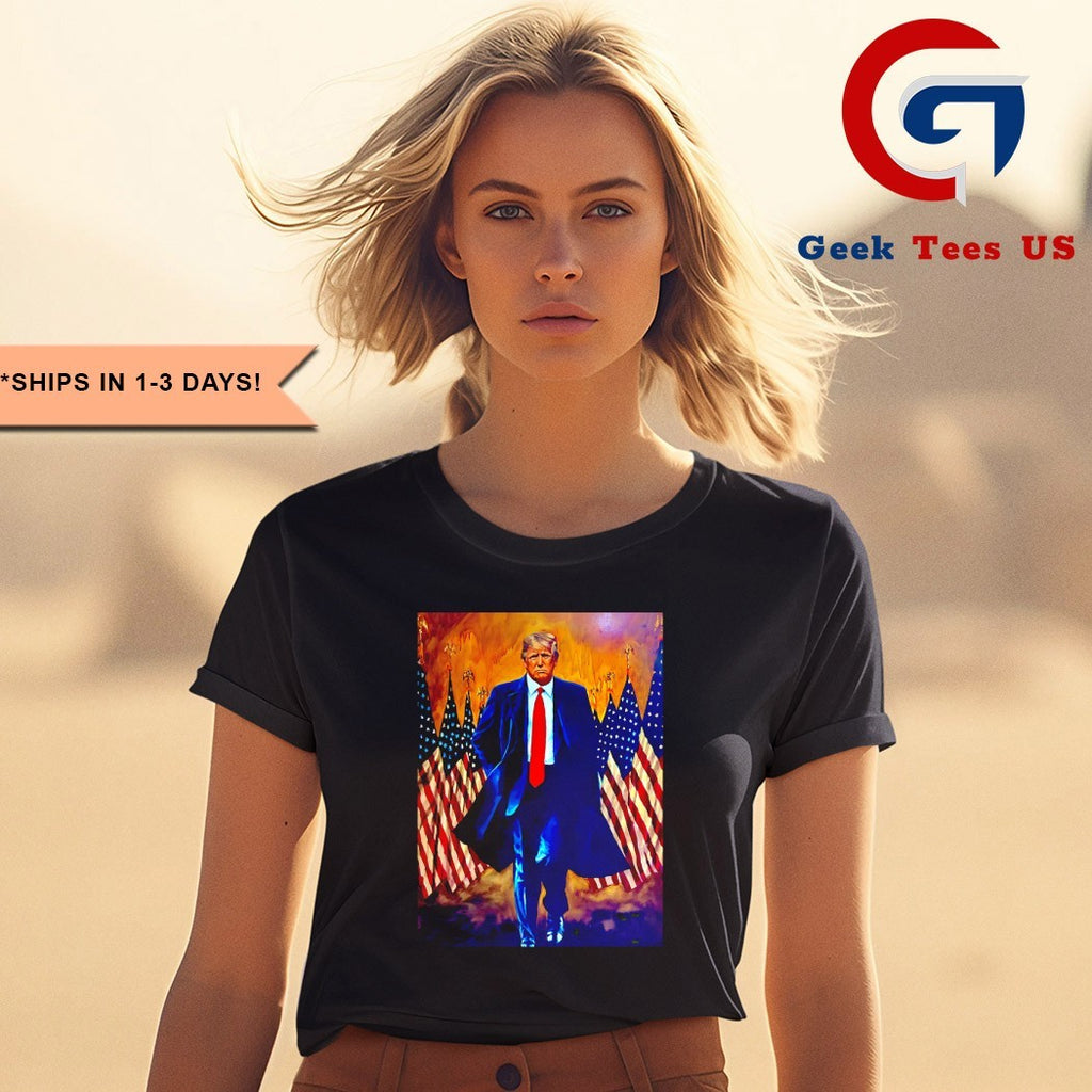 White House Paintings Of President Trump shirt