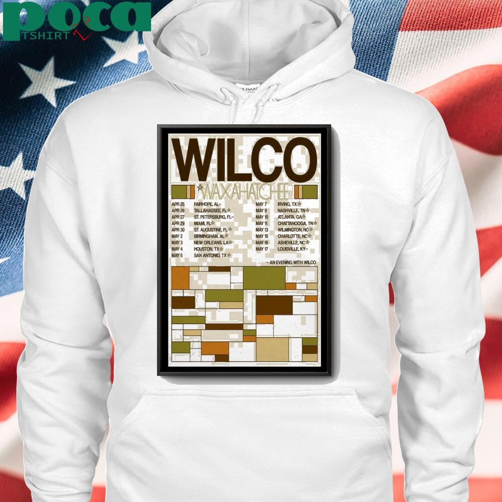 Wilco 2025 American South Tour Poster shirt