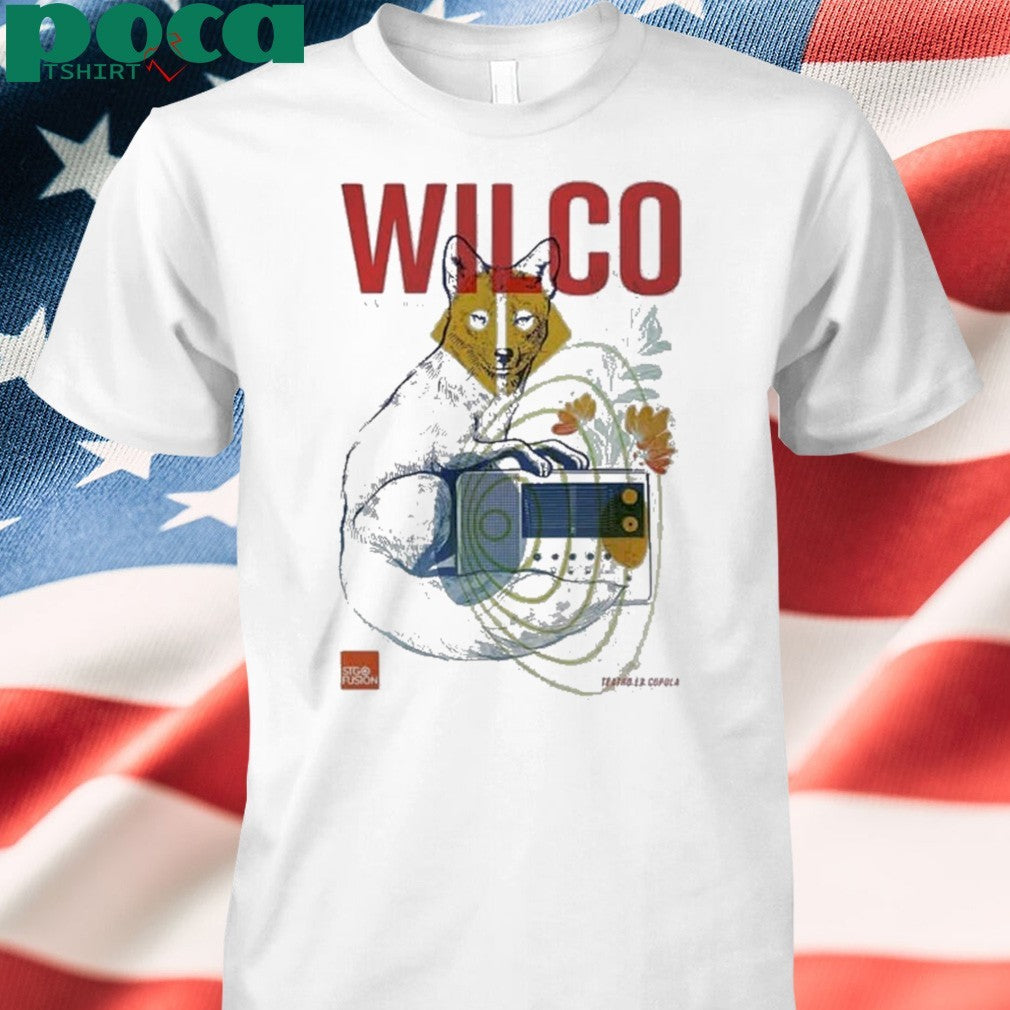 Wilco Band Poster In Santiago Chile At Teatro LA Cupula On June 2 2025 T-Shirt